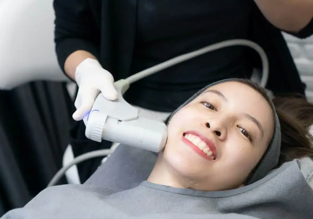 HIFU treatment Wiltshire in progress