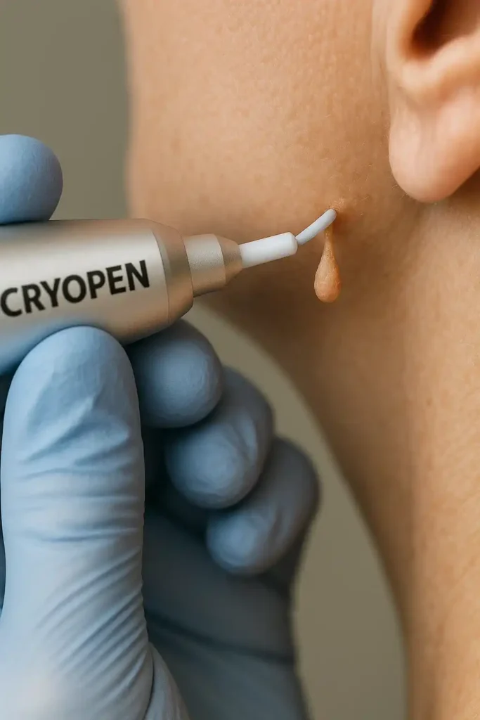 Cryopen for skin tags removal Wiltshire speak to our team today!