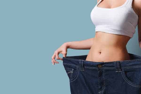 woman after fat reduction treatment Wiltshire