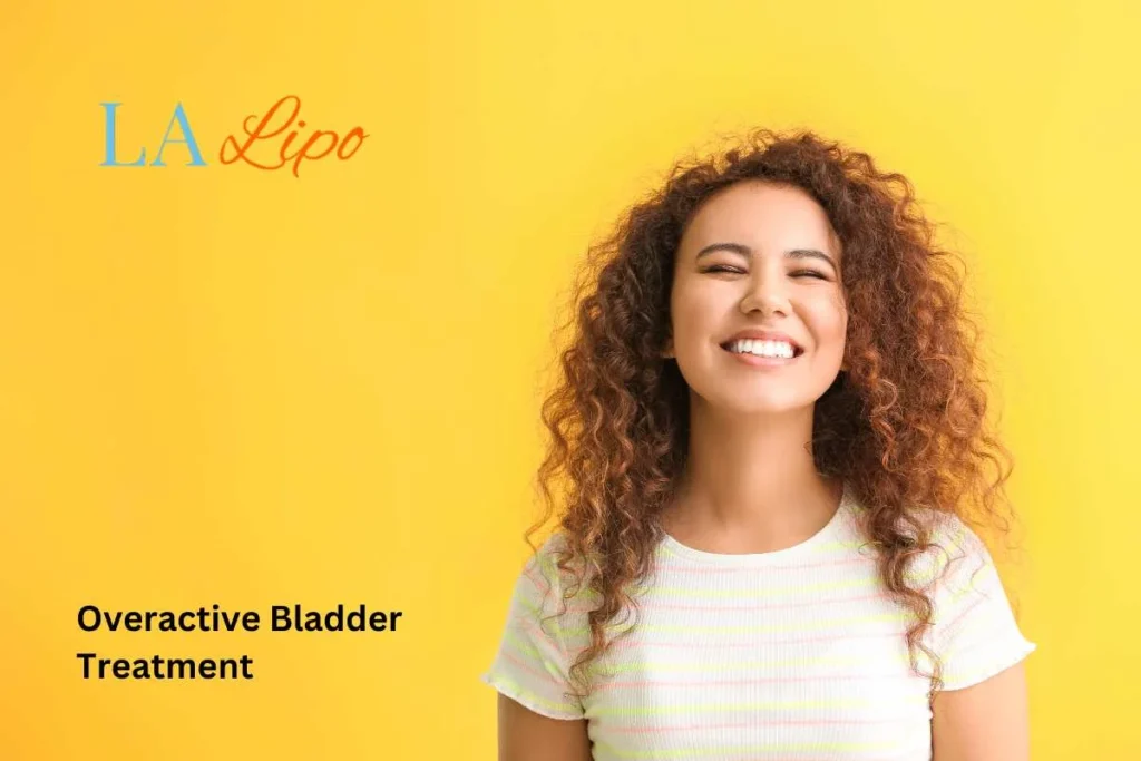 woman smiling about overactive bladder treatment Wiltshire solutions