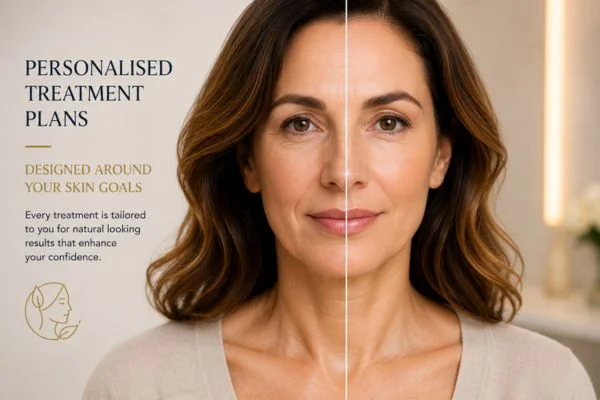 Before and after results of Collagen Lift Therapy Wiltshire